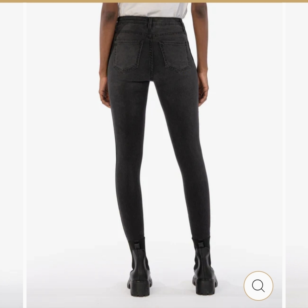 Kut from the Kloth Black High Rise Jeans Size 20 - Picture 3 of 9